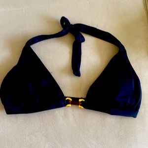 J Crew L Black Bikini Top